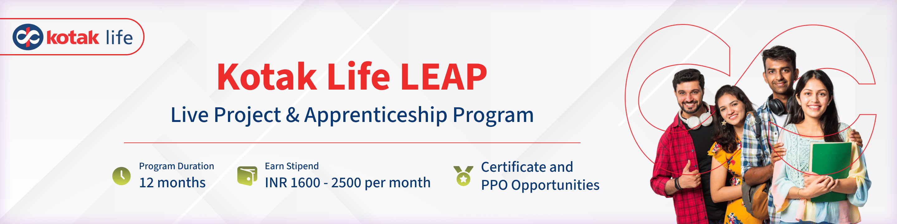 Kotak Life LEAP – Live Project & Apprenticeship Program