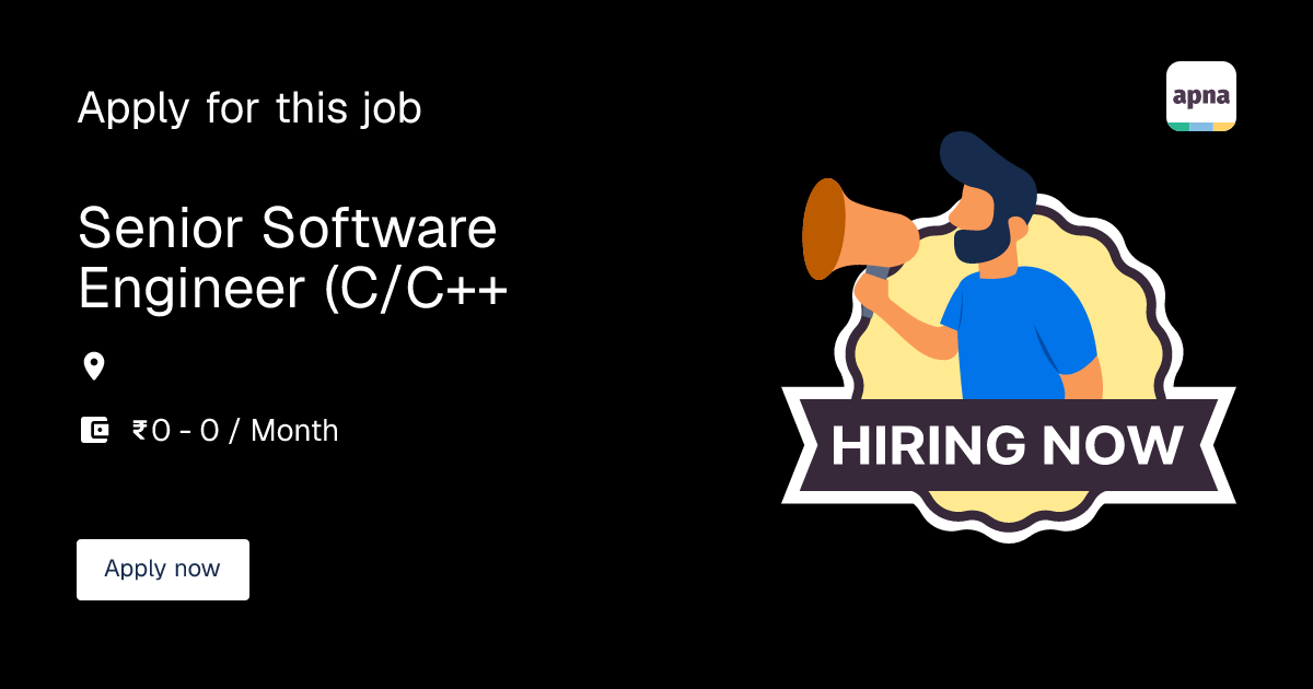 Senior Software Engineer (C/C++) Job at Synopsys India Pvt Ltd in ...