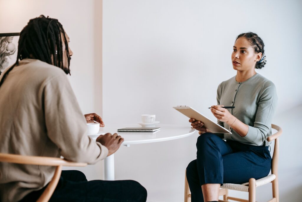 interviewer body language